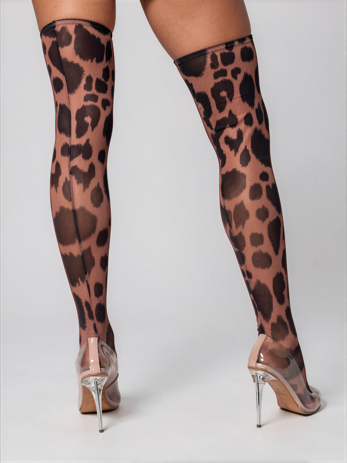 Liebelle Elysia 5-teiliges Leopard-Netzstoff-Dessous-Set - Bild 5