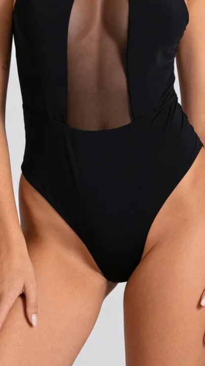 Liebelle Celeste transparenter Netzstoff-Body mit geformten Körbchen - Bild 3