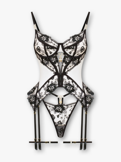 Liebelle Celeste Bügel-Bustier-Set mit Schloss-Anhängern - Bild 5