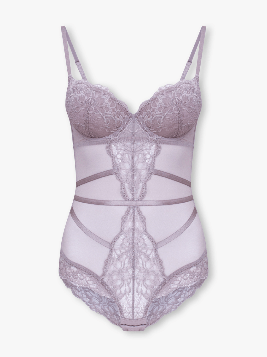 Liebelle Celia Body mit Hebeeffekt und floraler Stickerei - Bild 5