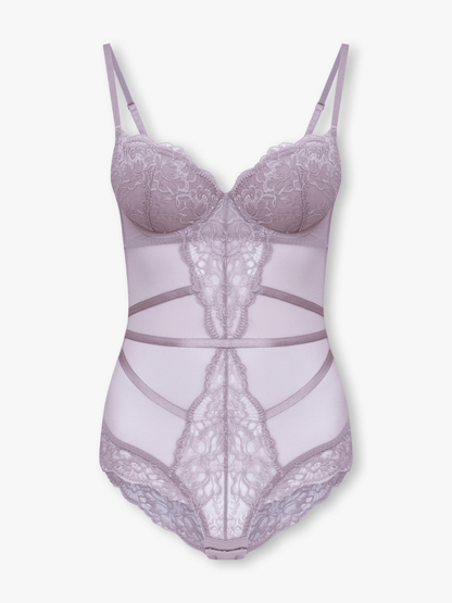 Liebelle Celia Body mit Hebeeffekt und floraler Stickerei - Bild 5