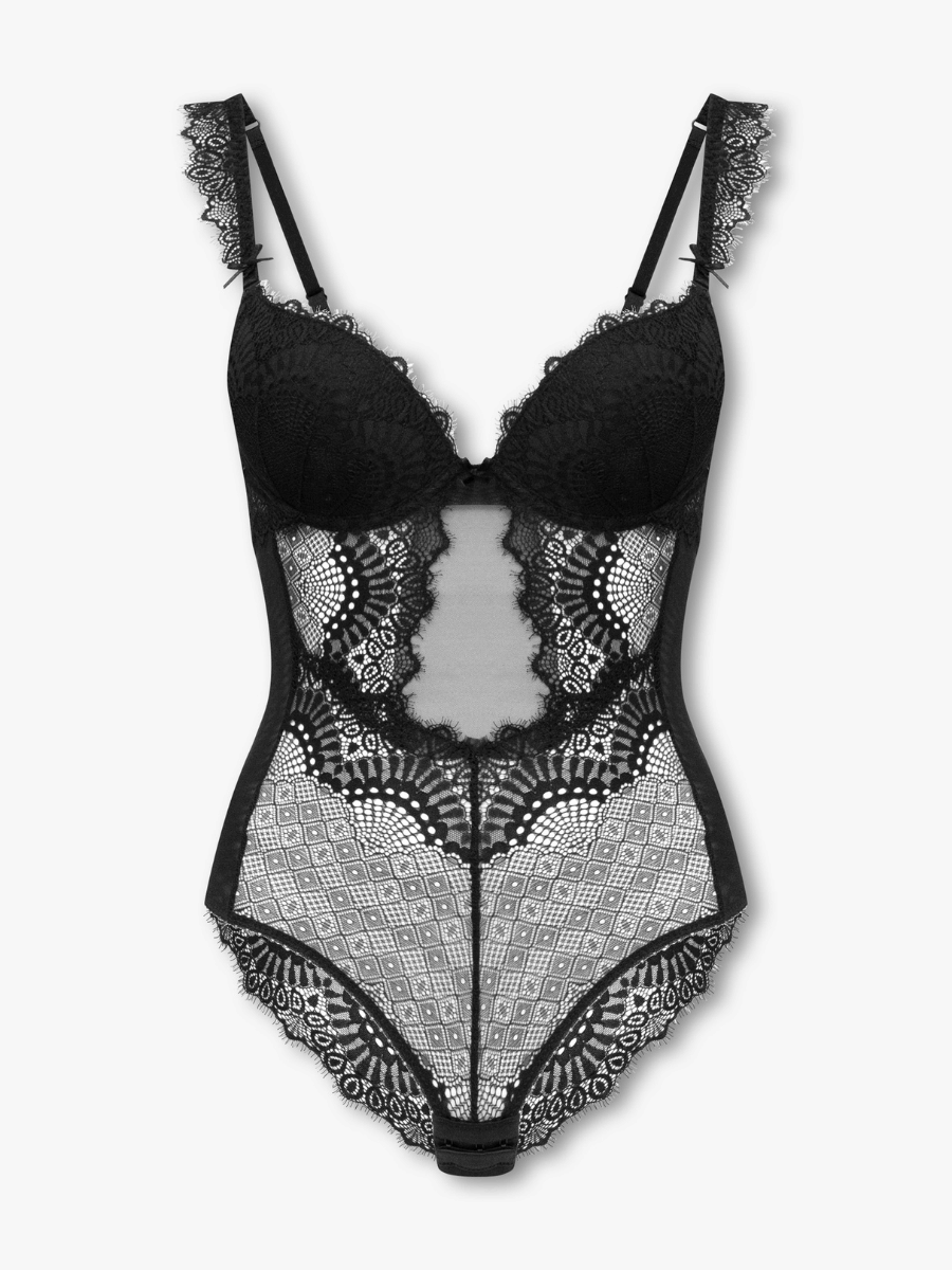 Liebelle Jolanda floraler Spitzen-Body mit Bügel - Bild 8