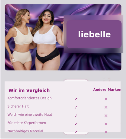 Liebelle Original – bequemer, stützender BH mit Hebeeffekt