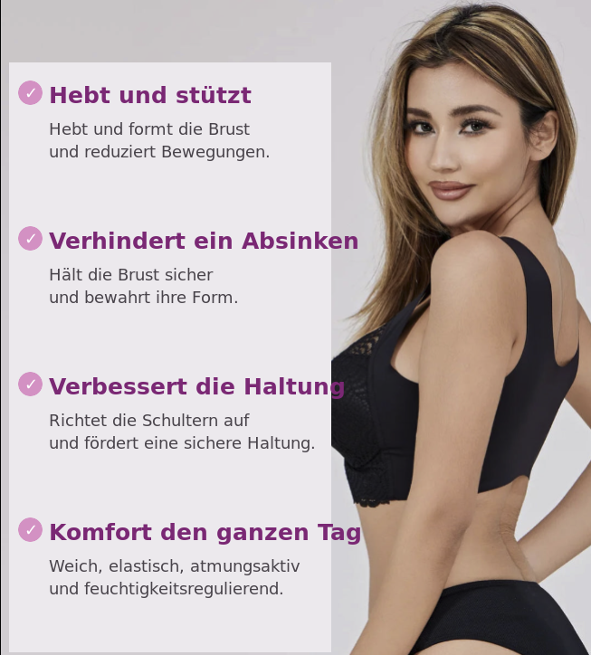 Liebelle Original – bequemer, stützender BH mit Hebeeffekt